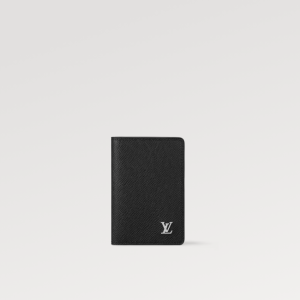 루이비통 남성 포켓 오거나이저 블랙 LV 실버 엠블럼 카드 지갑 반지갑 시그니처 M30283 6544233409490530