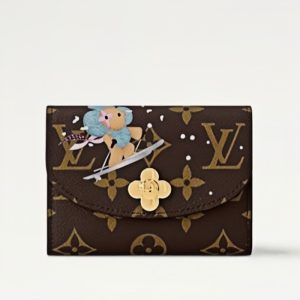 루이비통 로잘리 코인 퍼스 모노그램 아주르 프로스트 카드 동전 지갑 M12239 2672315896182606