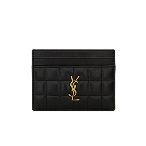 생로랑 모노그램 퀼팅 카드지갑 블랙 SAINT  LAURENT 742760  AABVP 1000