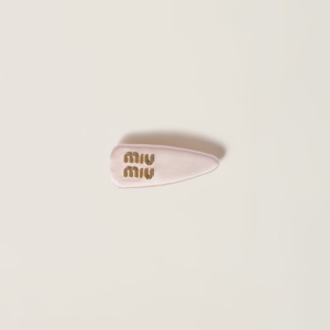 미우미우 새틴 헤어 클립 5IF092 049 F0615