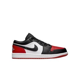 JORDAN 에어 조던1 로우 블랙토 553558-116 조던 1 로우 화이트 바시티 레드 Jordan 1 Low White Varsity Red