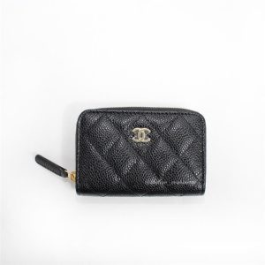 CHANEL 샤넬 캐비어 클래식 지퍼 카드지갑 AP0216 Y01864 C3906