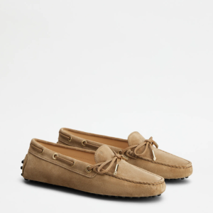 토즈 여성 고미노 스웨이드 드라이빙 슈즈 1Y28 XXW0FW05030CKO