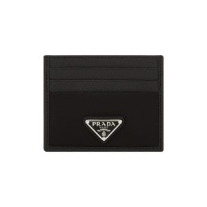 프라다 남성 리나일론 사피아노 블랙 카드지갑 2MC025 2DMH F0002