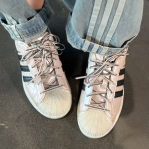 아디다스 오리지널스 슈퍼스타 2 스니커즈 핑크 우먼스 JR6985