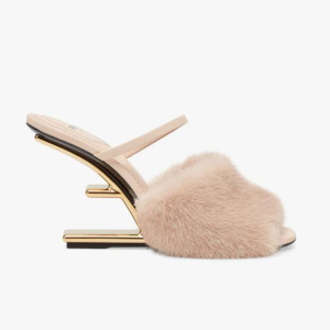 펜디 FENDI 여성 핑크 밍크 하이힐 샌들 8R8212AHGHF1FFZ